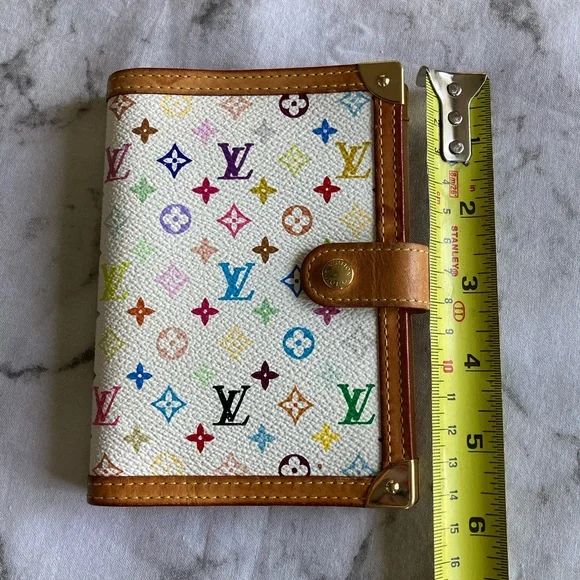 Louis Vuitton agenda passport holder wallet Takashi Murakami multi color - Picture 4 of 8
